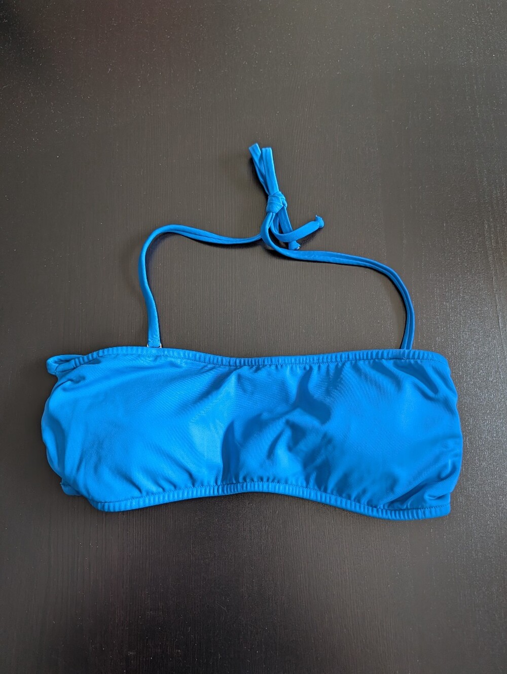 Venus Strappy Blue Bandeau Swim Top  SZ 10. NEW
